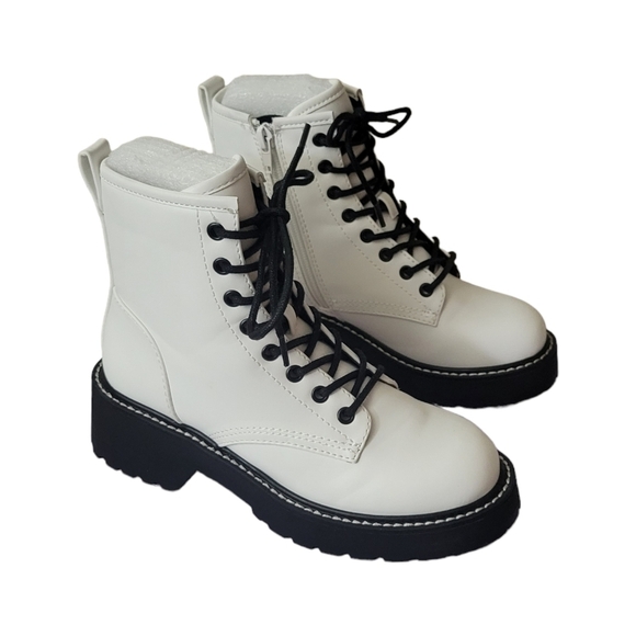 madden girl Women's Carra Platform Combat Boots•5 - Picture 4 of 12